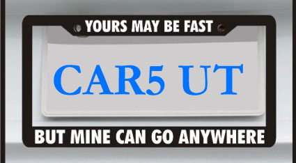 funny license plate covers