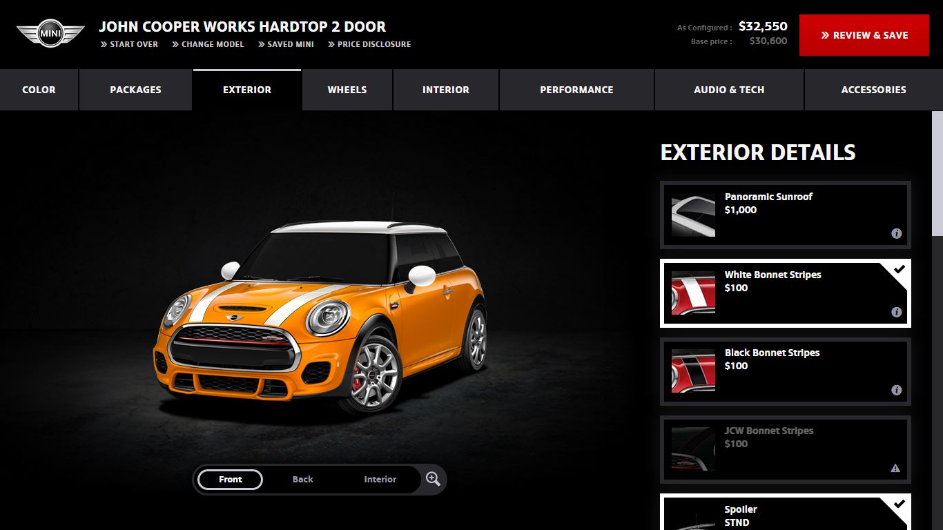 car custom online