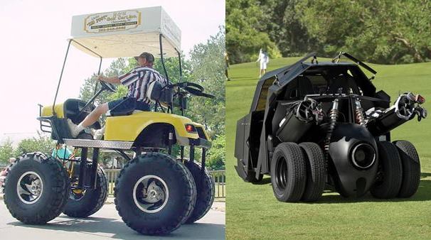 pimped out golf cart