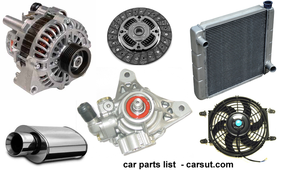 list of car parts automobile